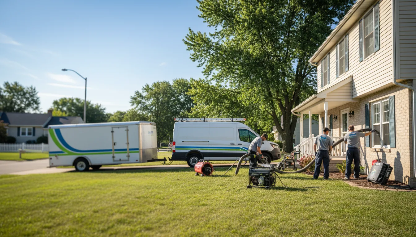 Flooded Basement Restoration And Cleanup With Repair in Odell, IL near me